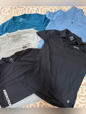 abercrombie kids YPB shirts in Black, Light Blue, Teal, Gray